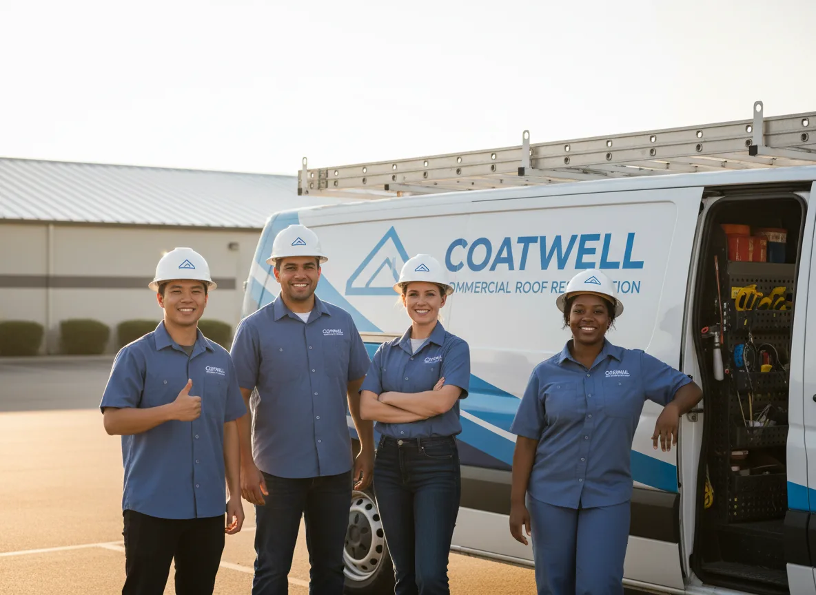 Commercial roof coating company in Penrose, NC